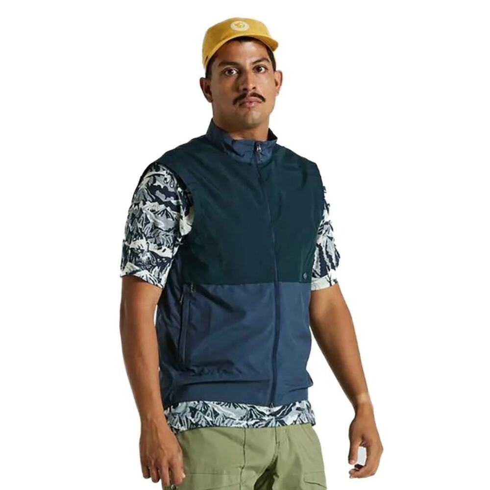 Fjallraven Men’s S/F Adventure Vest Navy Blue Specialized Cycling Large